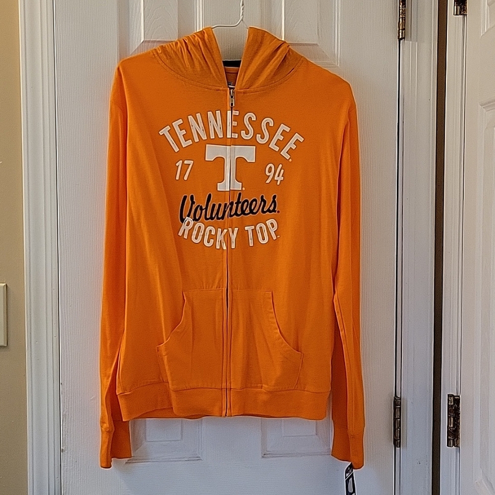 TENNESSEE VOLUNTEERS ZIP HOODIE "ROCKY TOP" Licensed Collegiate Product